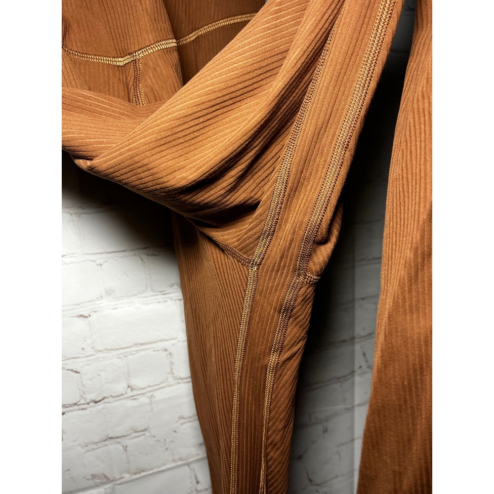 Lululemon Align Bodysuit Brown Java Ribbed V Neck… - image 7
